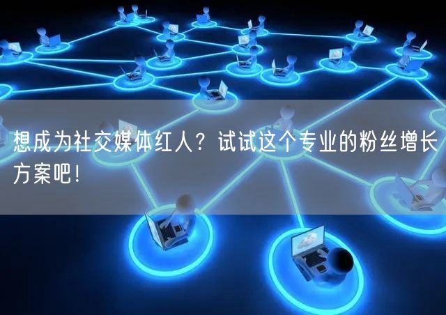 想成为社交媒体红人？试试这个专业的粉丝增长方案吧！