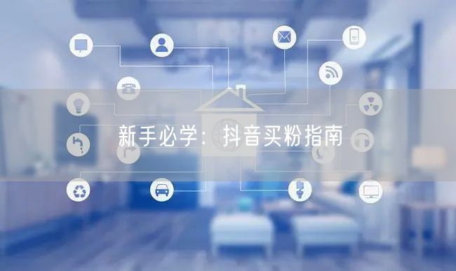 新手必学：抖音买粉指南