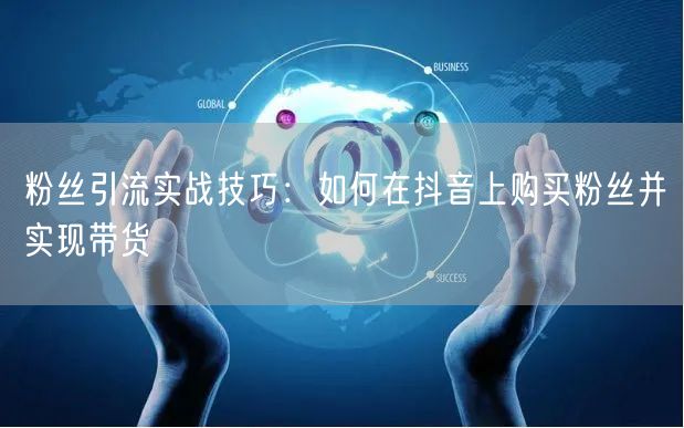 粉丝引流实战技巧：如何在抖音上购买粉丝并实现带货