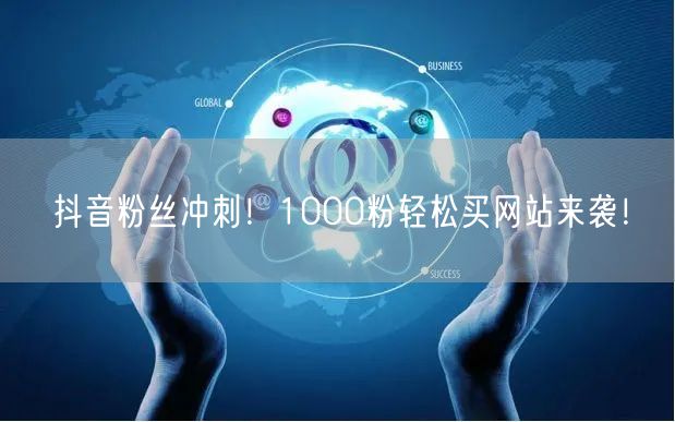 抖音粉丝冲刺！1000粉轻松买网站来袭！