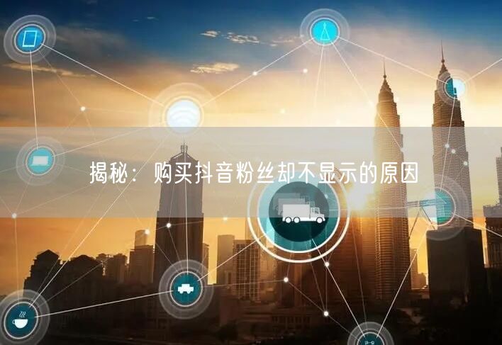 揭秘：购买抖音粉丝却不显示的原因
