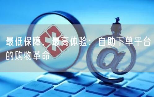 最低保障，最高体验：自助下单平台的购物革命