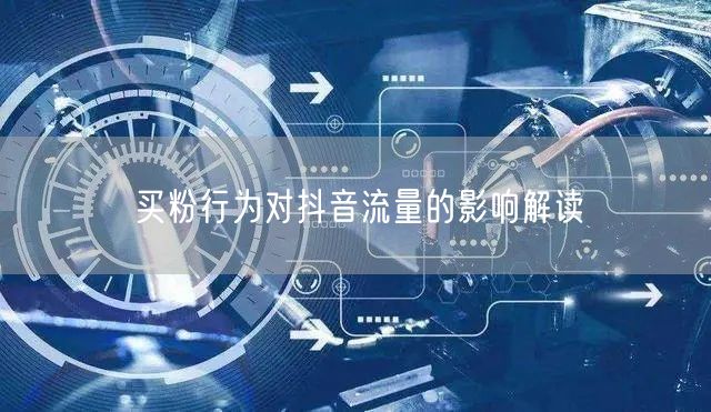 买粉行为对抖音流量的影响解读