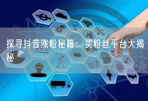 探寻抖音涨粉秘籍：买粉丝平台大揭秘