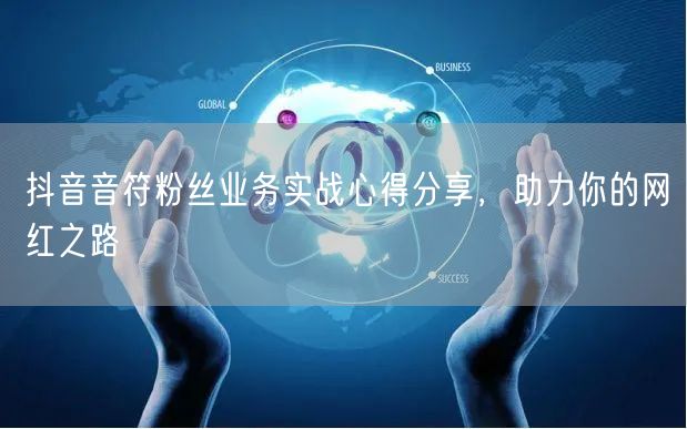 抖音音符粉丝业务实战心得分享，助力你的网