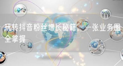 玩转抖音粉丝增长秘籍，一张业务图全掌握