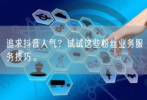 追求抖音人气？试试这些粉丝业务服务技巧。