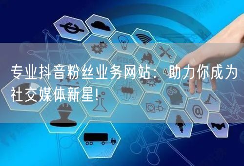 专业抖音粉丝业务网站：助力你成为社交媒体新星!