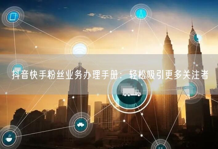 抖音快手粉丝业务办理手册：轻松吸引更多关注者
