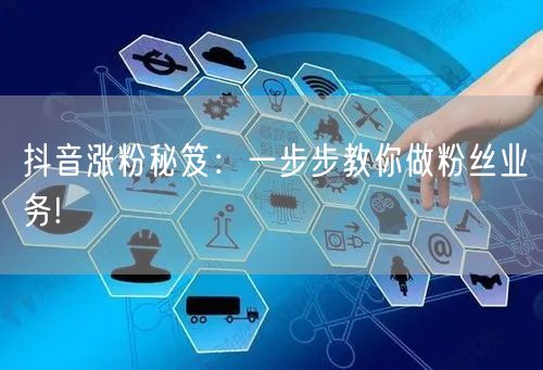 抖音涨粉秘笈：一步步教你做粉丝业务!