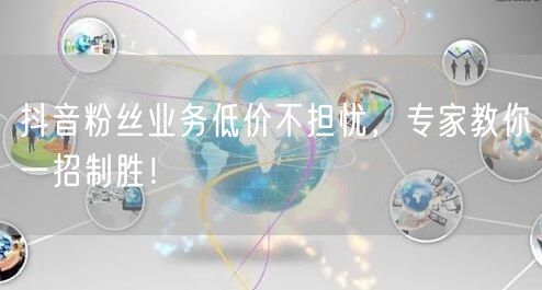 抖音粉丝业务低价不担忧，专家教你一招制胜！