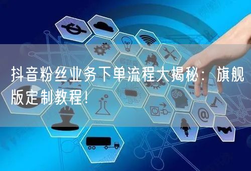 抖音粉丝业务下单流程大揭秘：旗舰版定制教程！