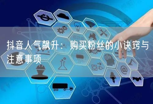 抖音人气飙升：购买粉丝的小诀窍与注意事项