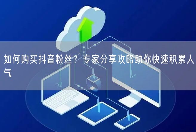 如何购买抖音粉丝？专家分享攻略助你快速积