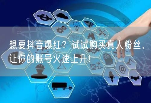 想要抖音爆红？试试购买真人粉丝，让你的账